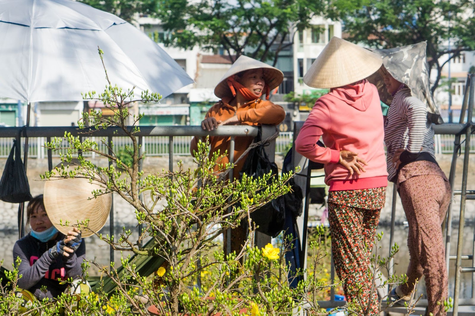 saigon in flower market