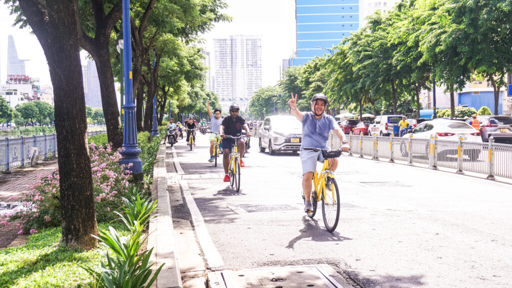 top place to ride bicycle in ho chi minh city