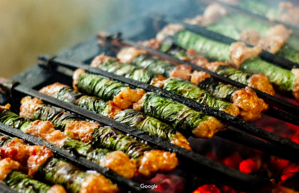 Street Food at Nguyen Canh Chan Street in Ho Chi Minh City 