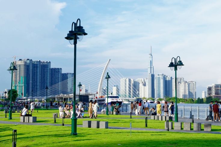 Exploring Bach Dang Wharf Park in Ho Chi Minh City 