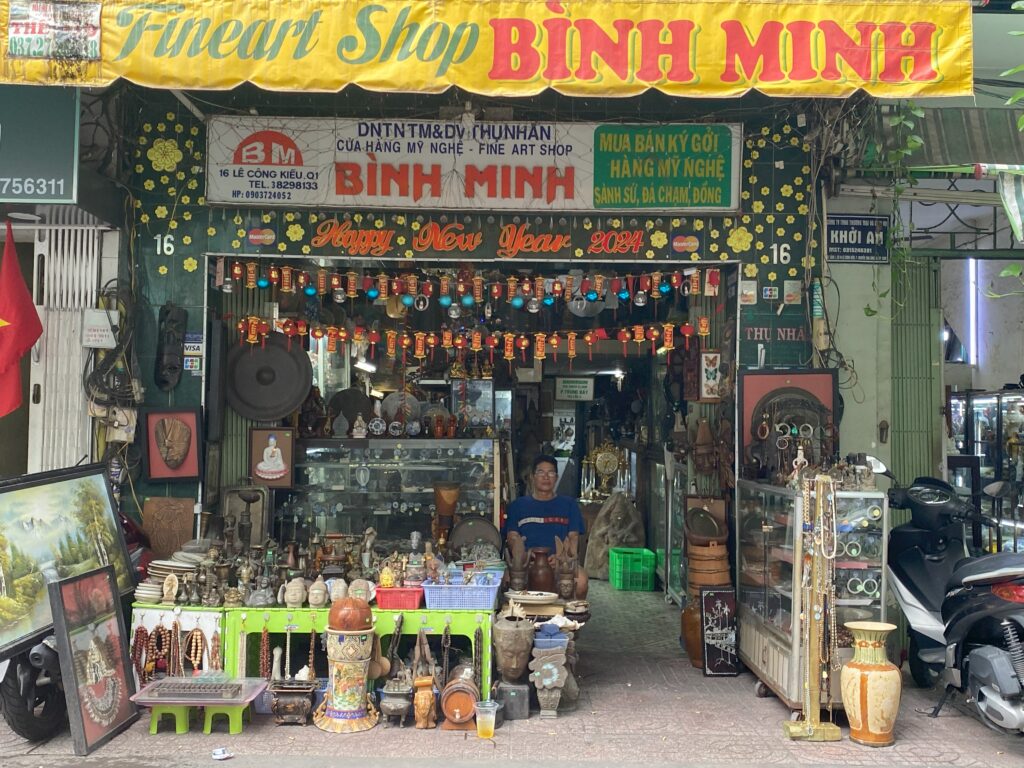 Antique Street in Ho Chi Minh CIty 