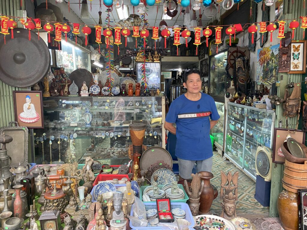 Antique Street in Ho Chi Minh CIty 