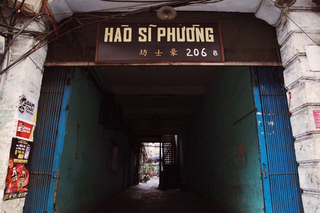 Hidden alleyways in Ho Chi Minh