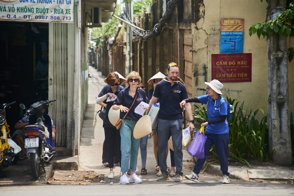 hidden alleyways in Ho Chi Minh