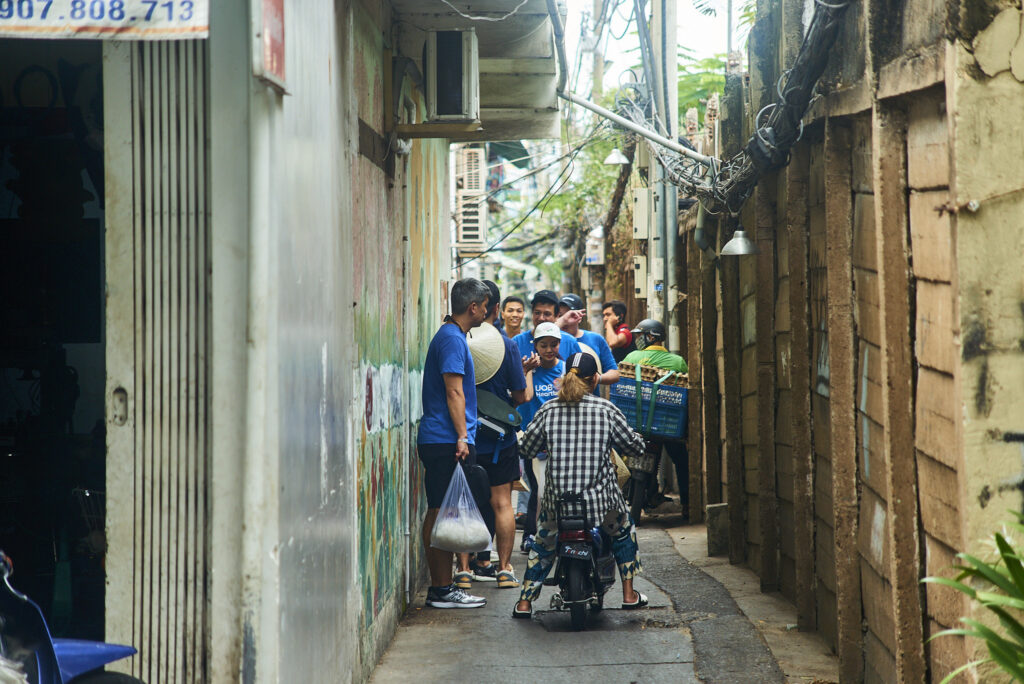 hidden alleyways in Ho Chi Minh