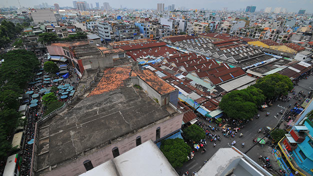 Tan Binh market in Ho Chi Minh