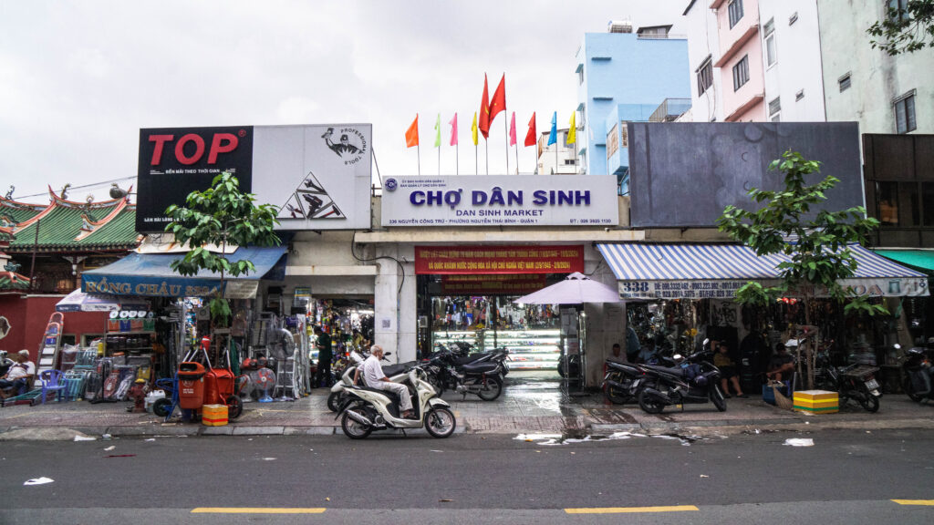 Dan sinh market - local market ho chi minh vietnam