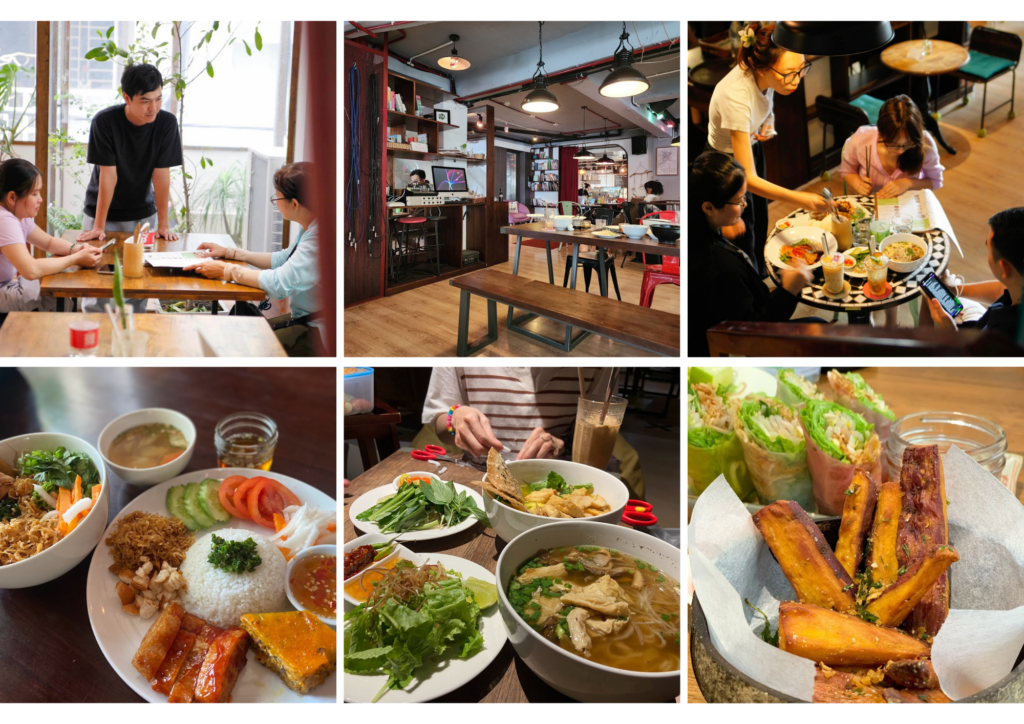 vegetarian restaurants in District 1