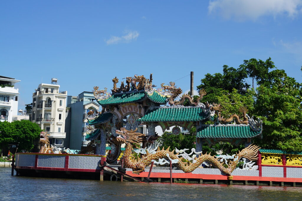 explore saigon train track and phu chau floating temple by cycling