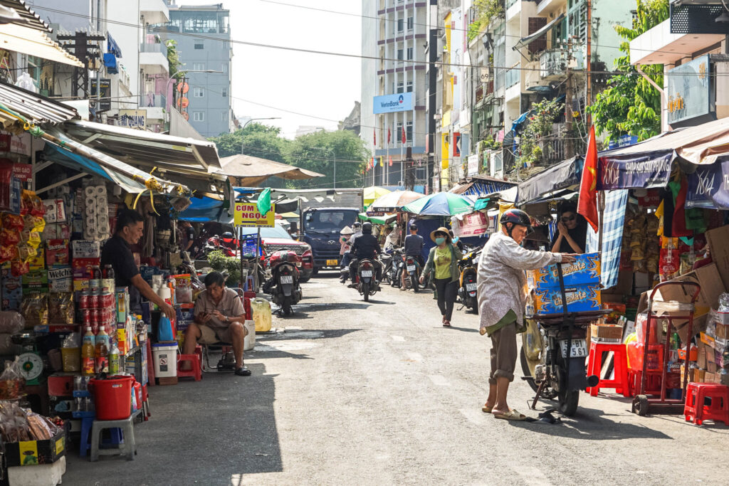 Fresh markets in Ho Chi Minh city 