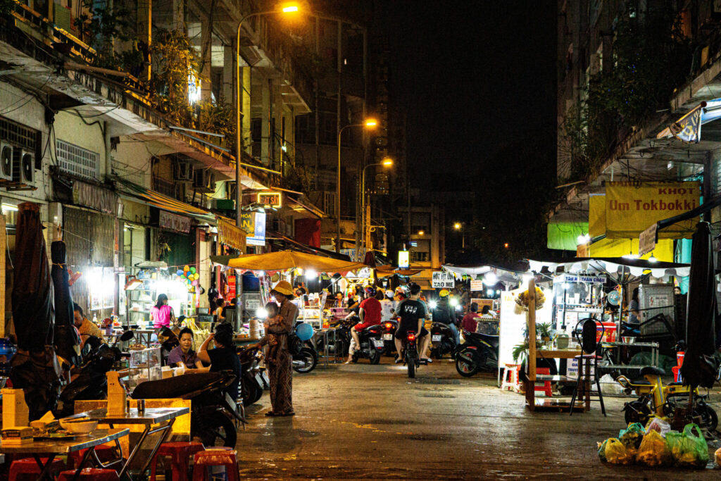 Fresh markets in Ho Chi Minh city 