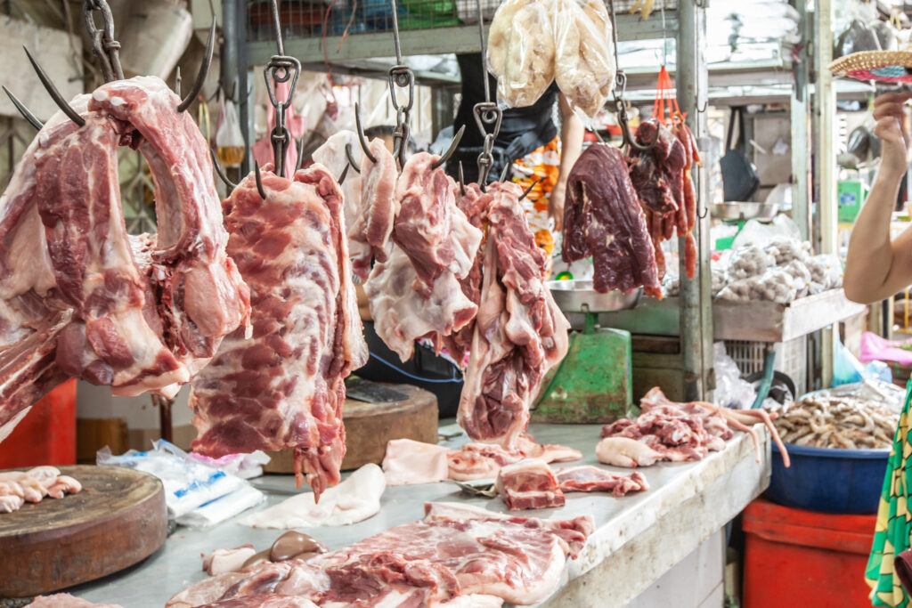 Fresh markets in Ho Chi Minh city 