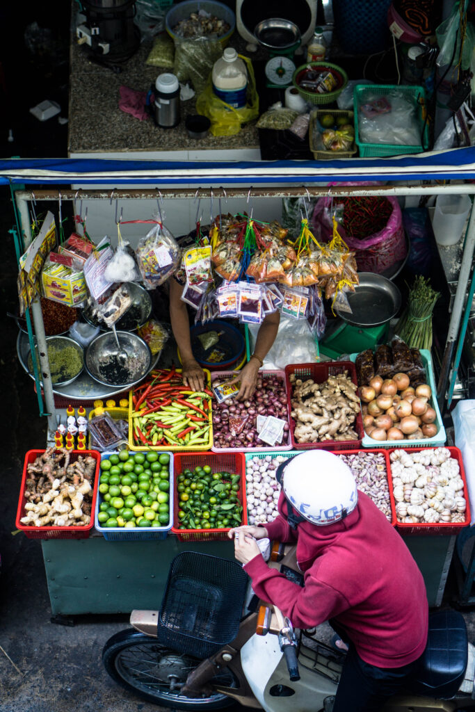 Fresh markets in Ho Chi Minh city