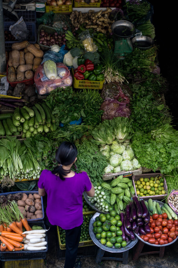 Fresh markets in Ho Chi Minh city