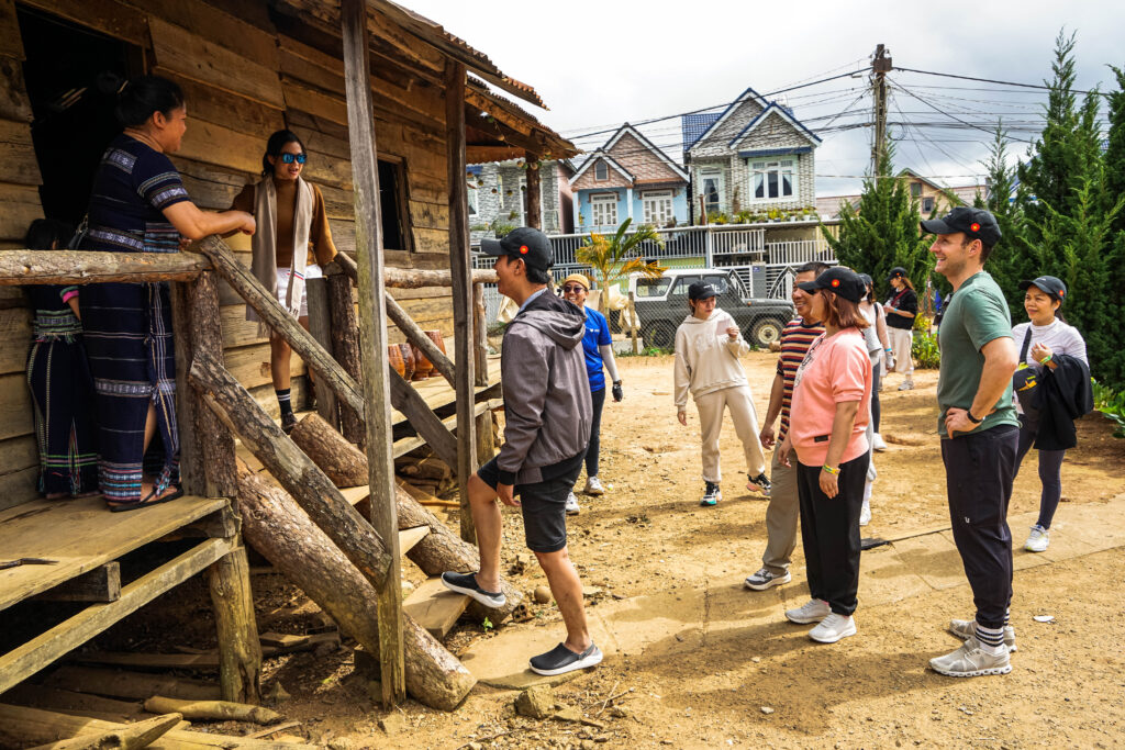 traditional K'ho house in Da Lat