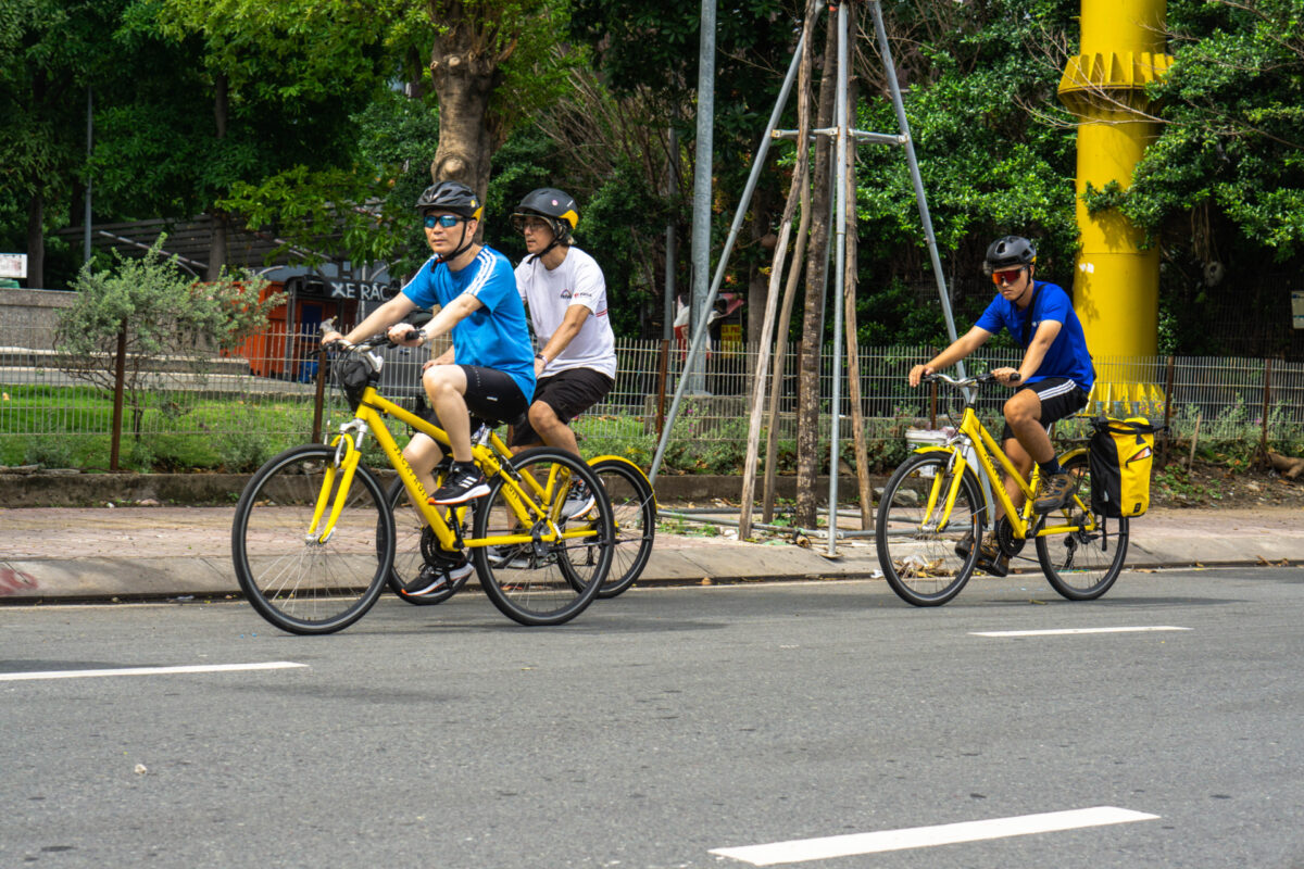 cycling in Ho Chi Minh City