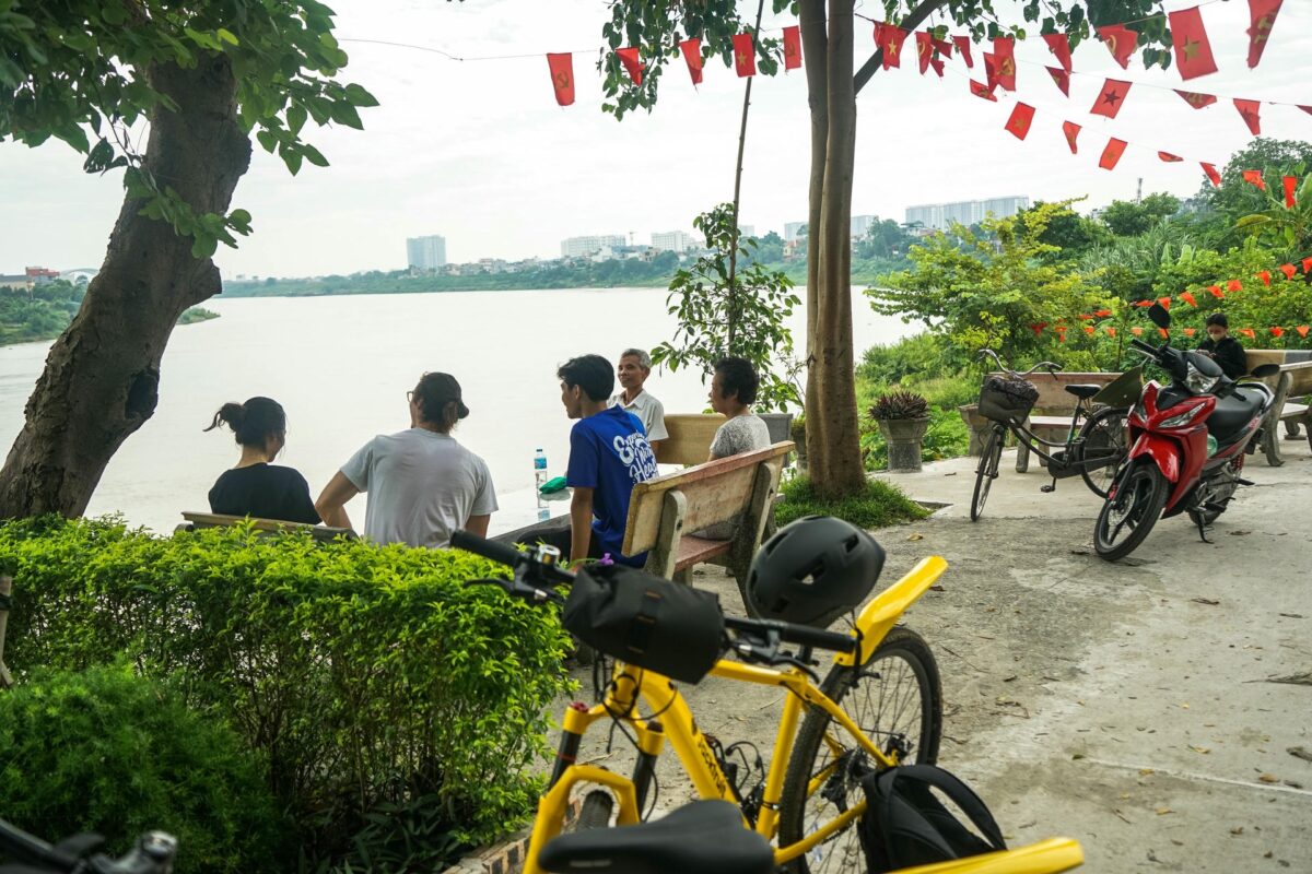 cycling tour ride to the co loa ancient