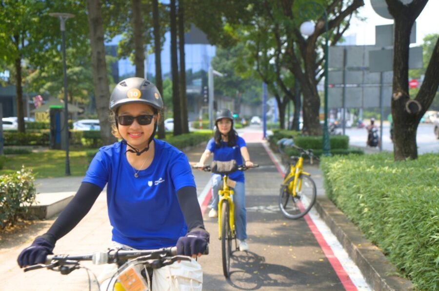New Cycling Lane in Ho Chi Minh City