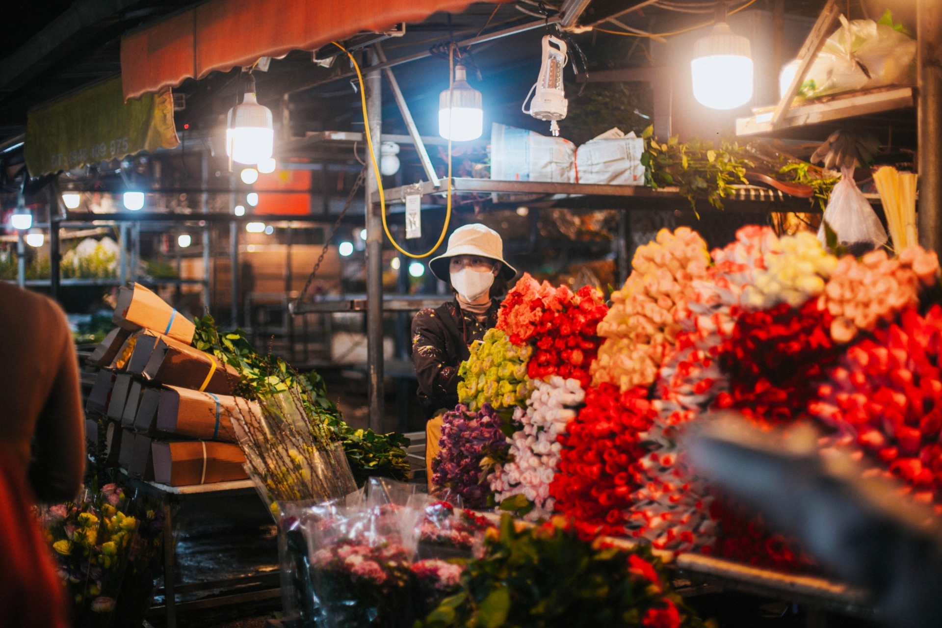 flower market hanoi
