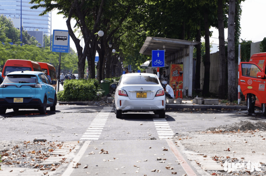 new cycling lane in Ho Chi Minh City