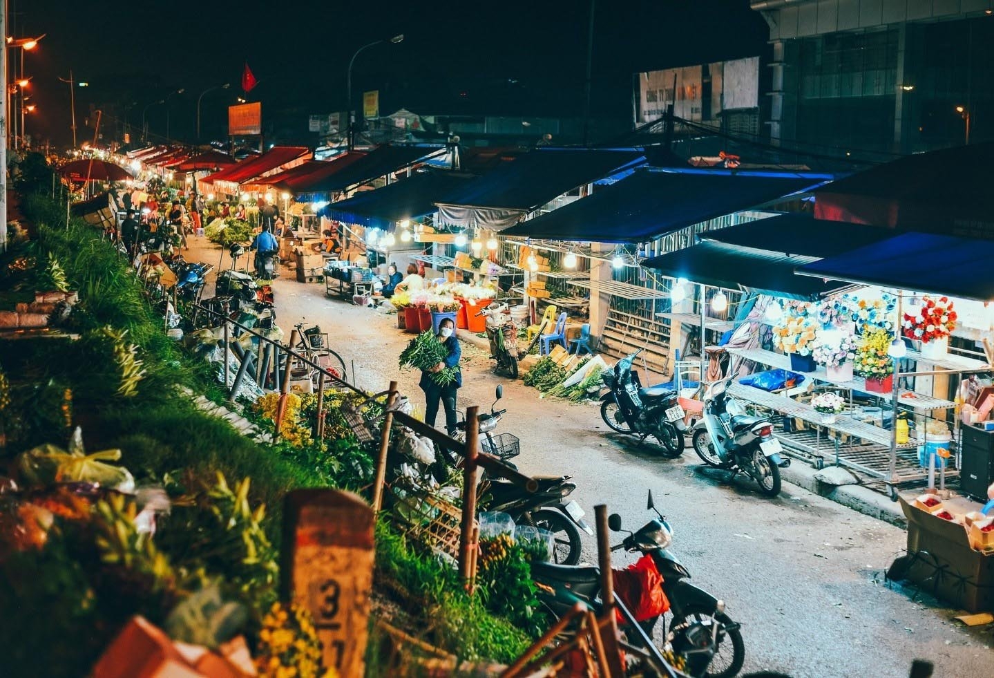 flower market hanoi