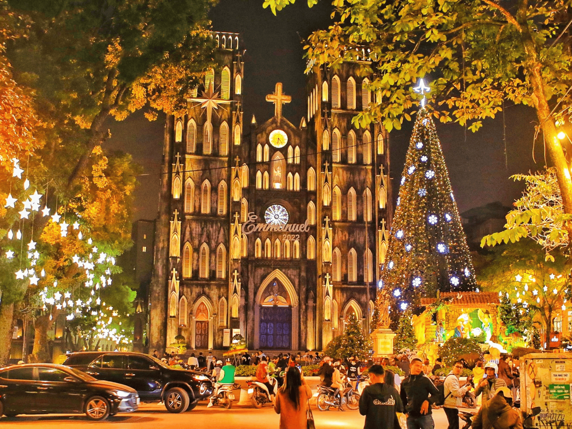 hanoi street food in winter