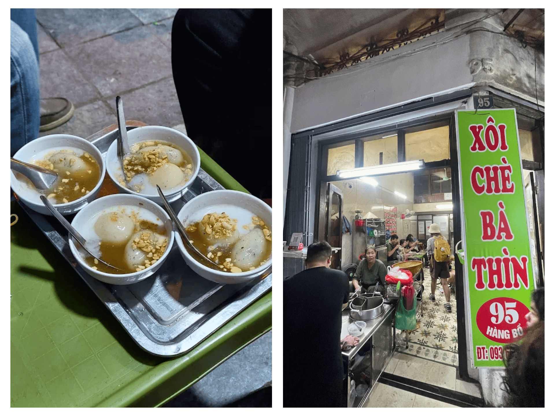hanoi street food in winter