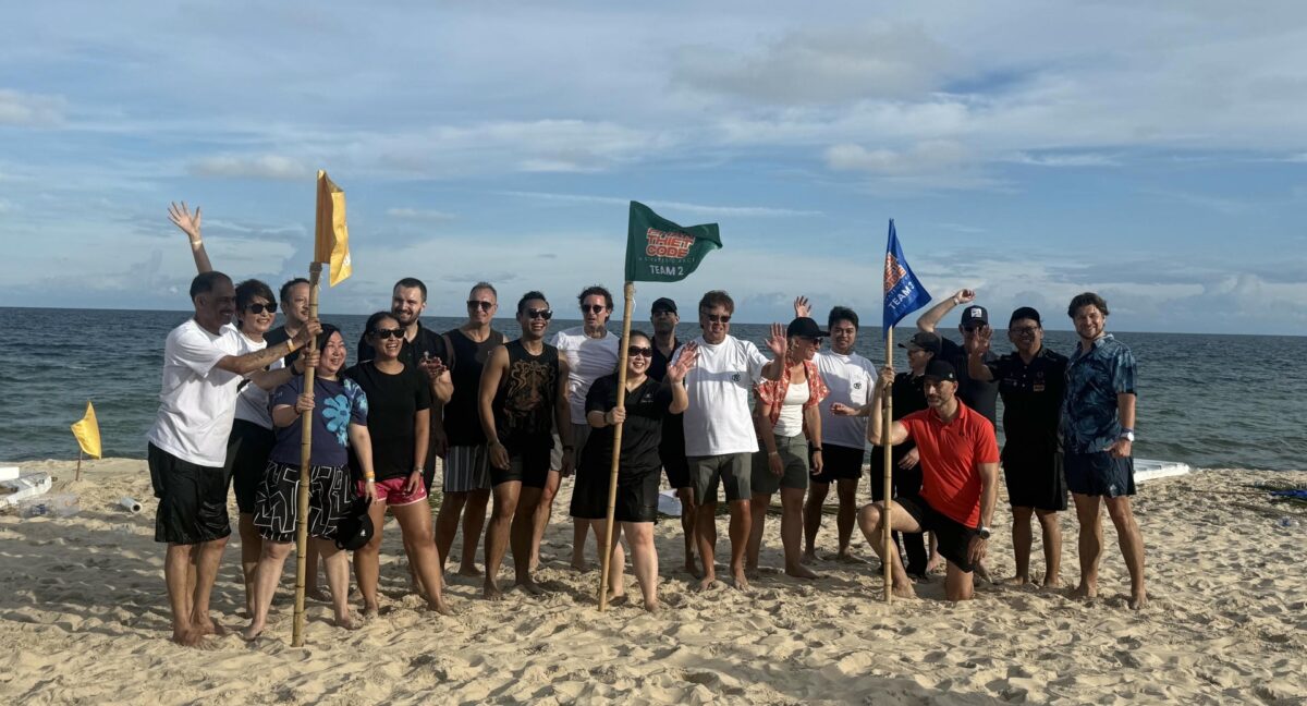 beach team building activities