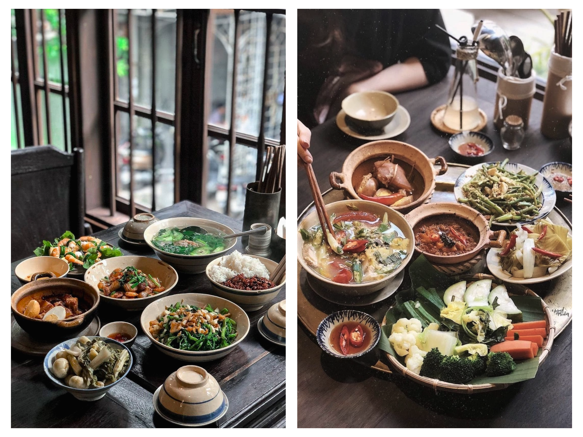 dinner in hanoi