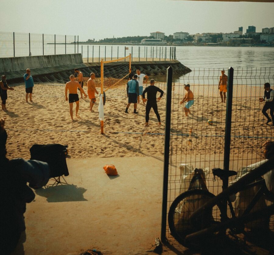 beach team building activities