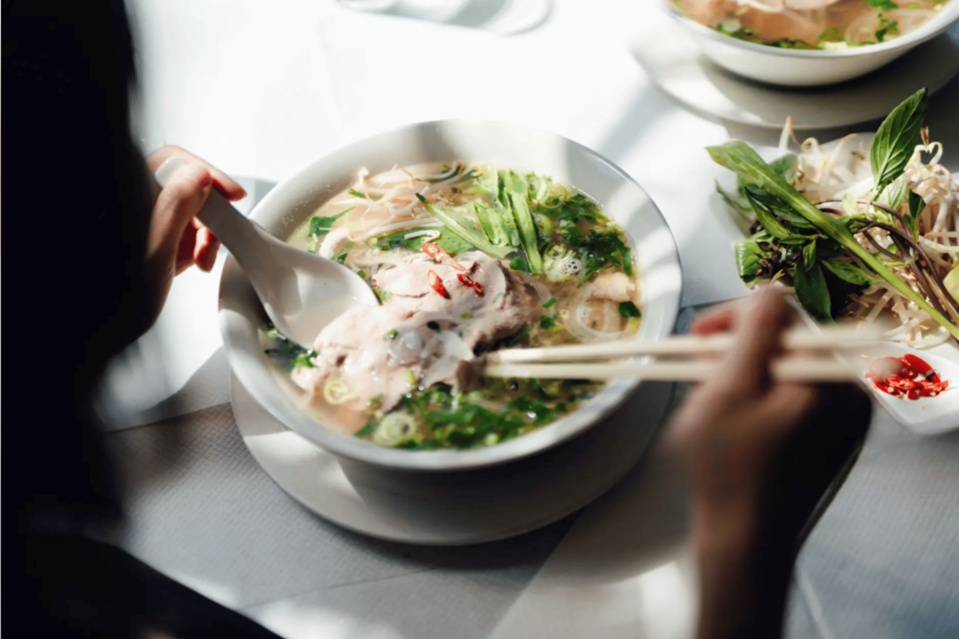 phở gà or chicken pho in Saigon