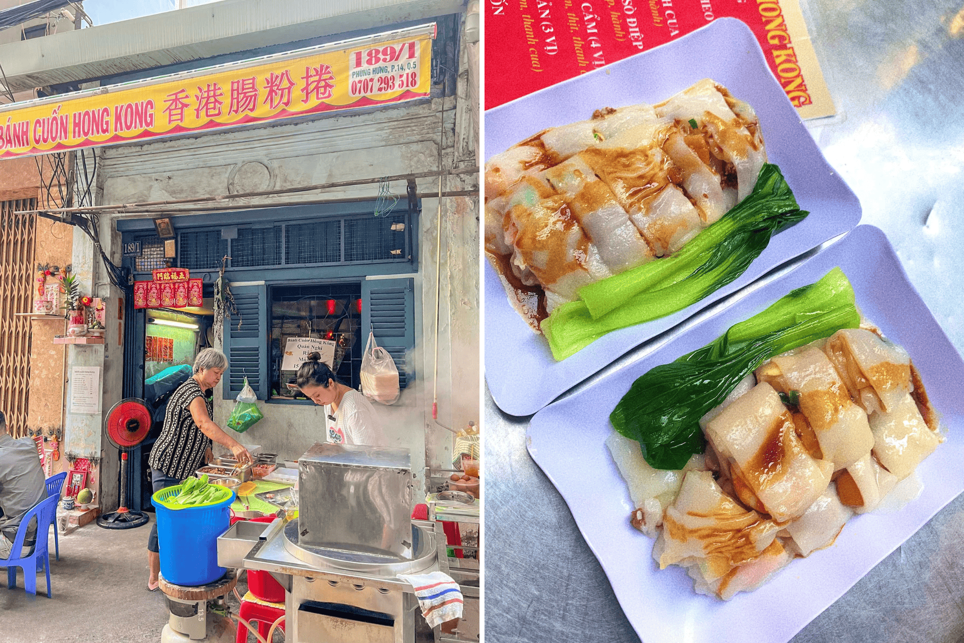 Bánh cuốn Hong Kong, a classic Chinese breakfast in Saigon