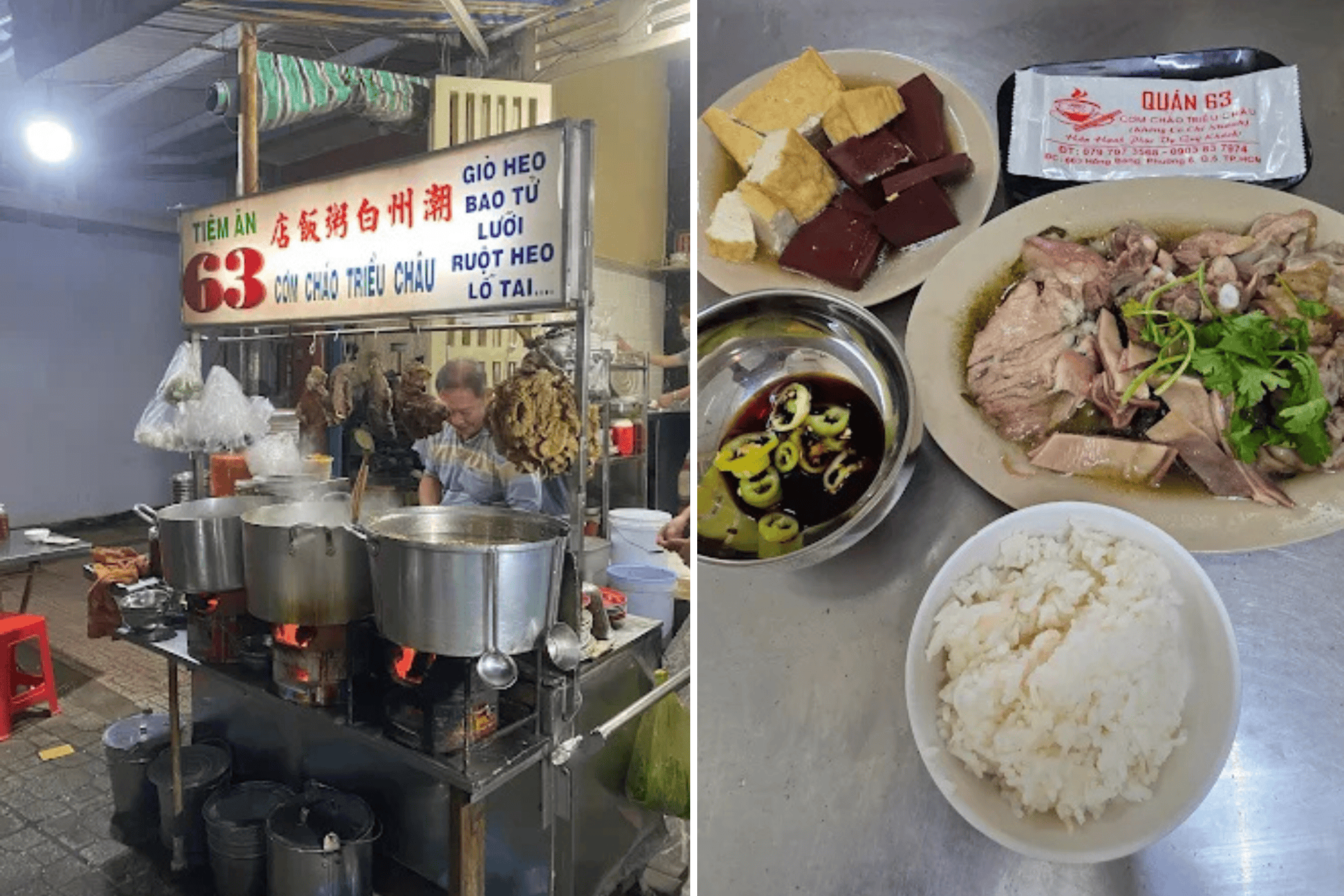 Traditional Teochew cuisine at a local Chinese restaurant in Saigon