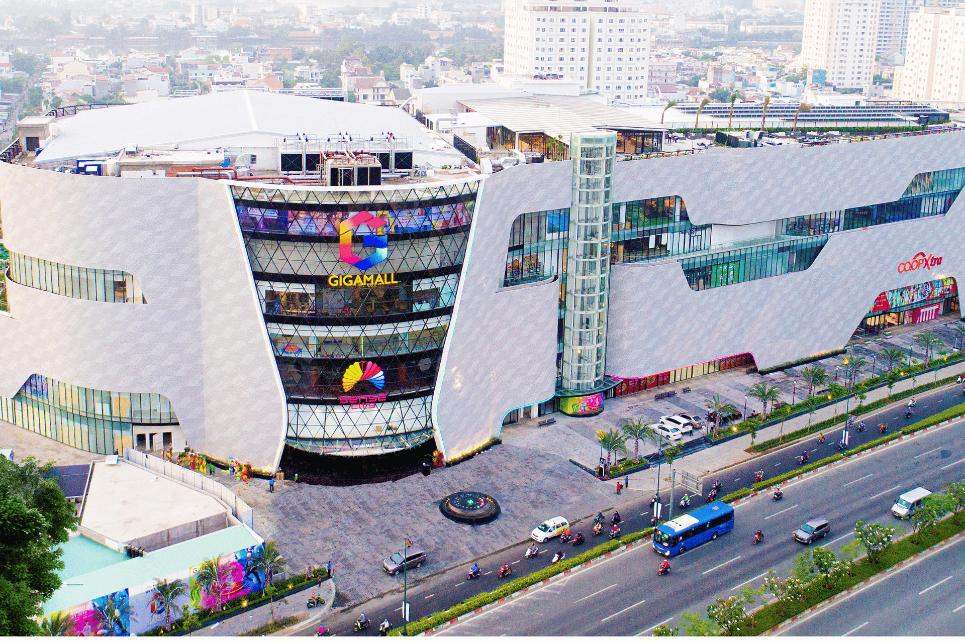 Gigamall shopping mall in Thu Duc City, one of the largest malls in Ho Chi Minh City
