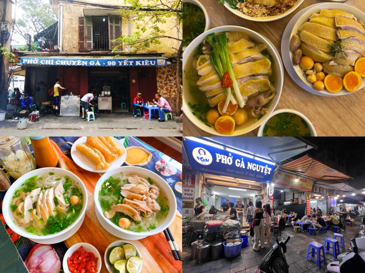 chicken pho in Hanoi