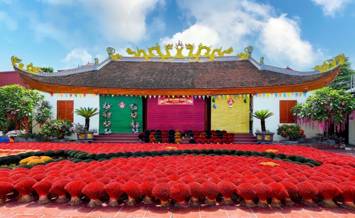 Quang Phu Cau Incense Village for two-day itinerary when being asked how many days is enough in Hanoi