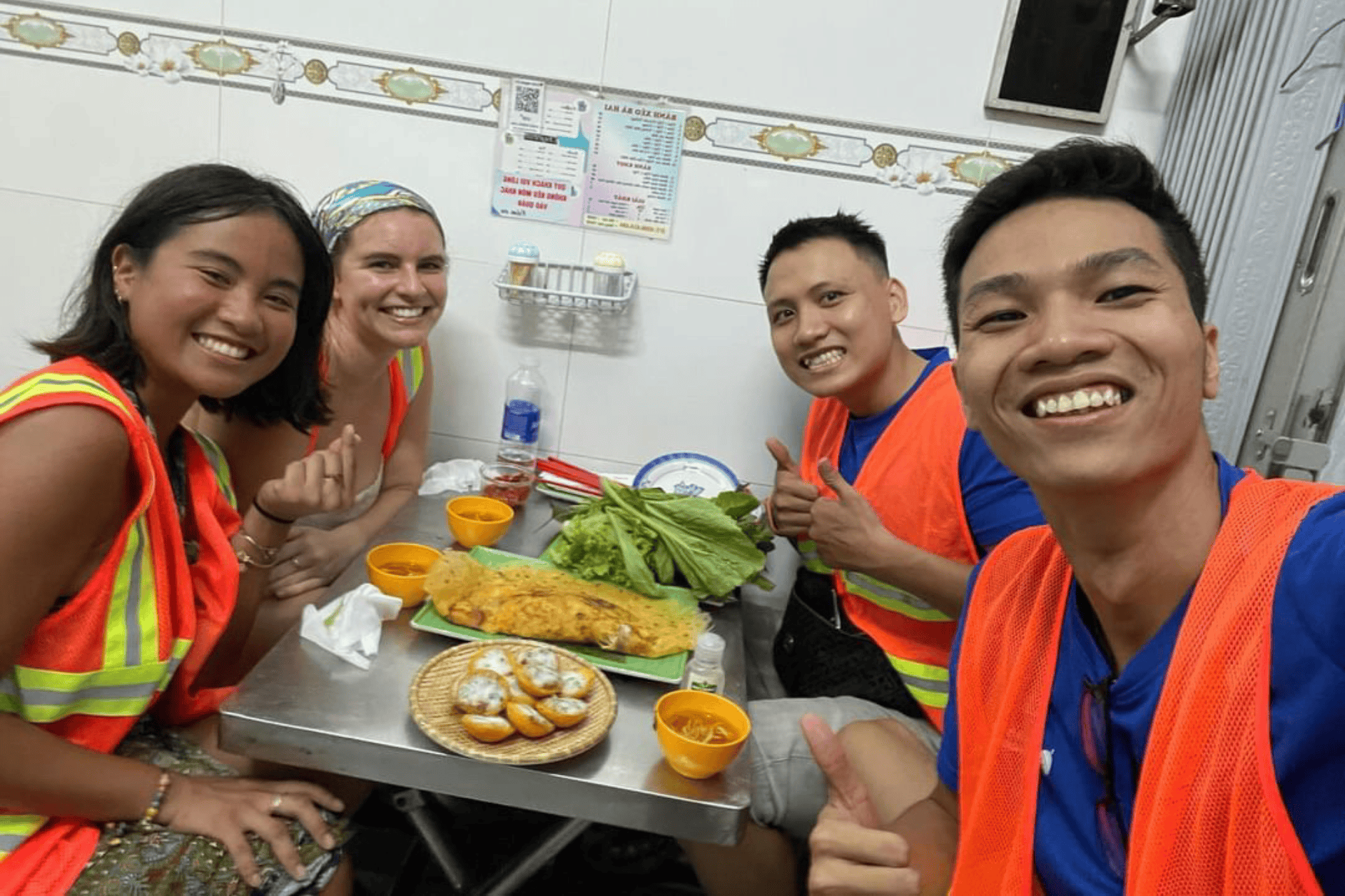 Mastering Vietnamese street food in a local cooking class