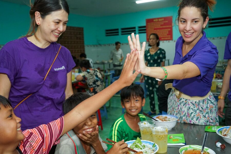 CSR giving game in Vietnam - team bonding games - Jackfruit
