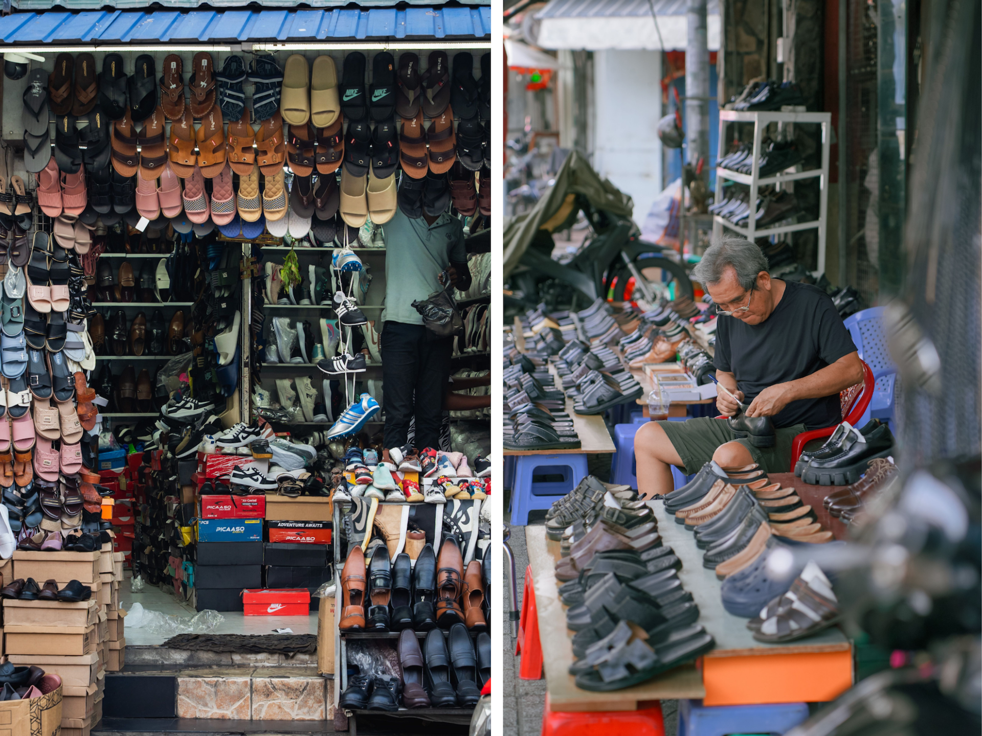 daily - hanoi shoe street - Jackfruit Adventure