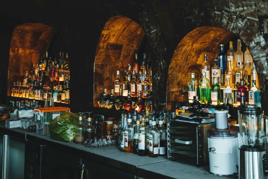 Saigon nightlife at a bar