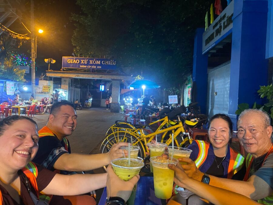 Saigon nightlife cycling tours
