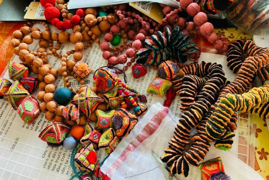 Craft Link's silk accessories_Where to buy souvenirs in Hanoi_Jackfruit Adventure